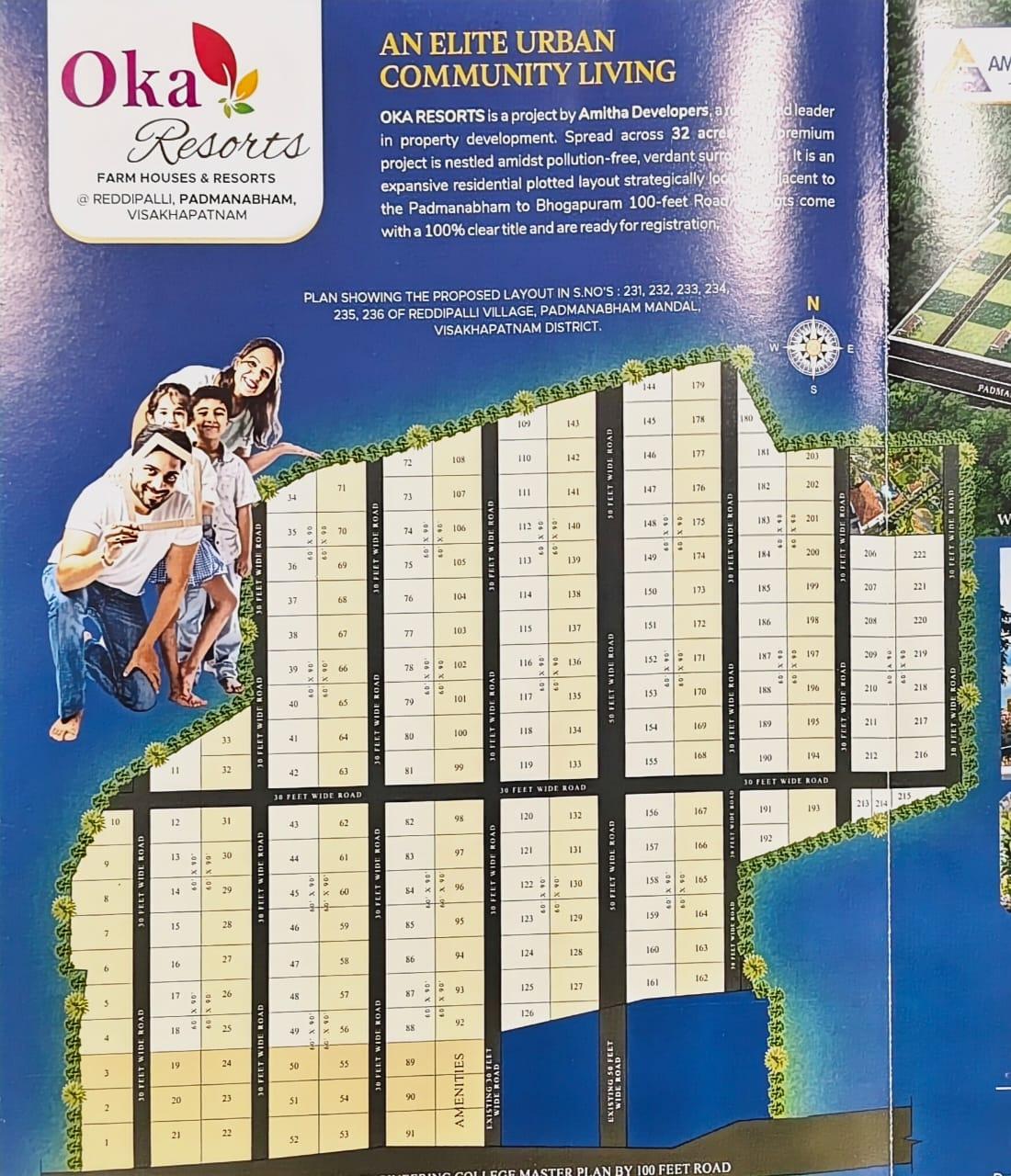 OKA RESORTS – PREMIUM RESORT PLOTS IN VIZAG