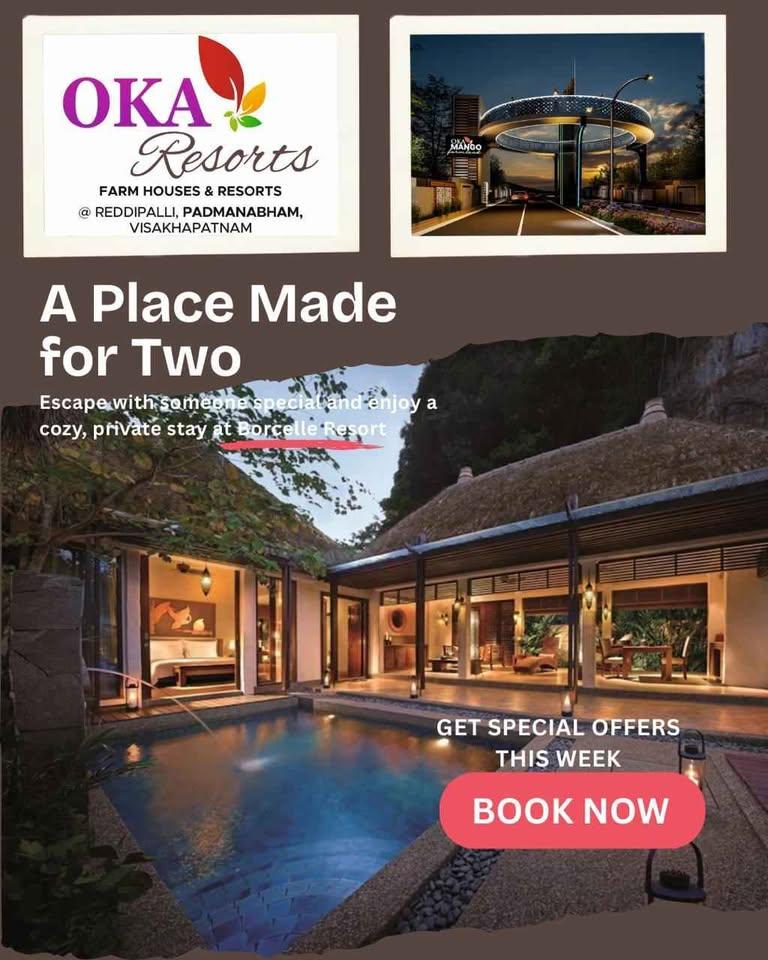 OKA RESORTS – PREMIUM RESORT PLOTS IN VIZAG