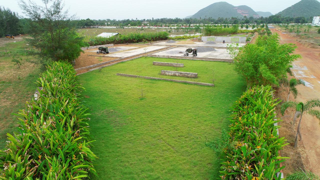NANDANAVANAM SATVIKA DUVVADA  Open plots near Duvvada Railway Station