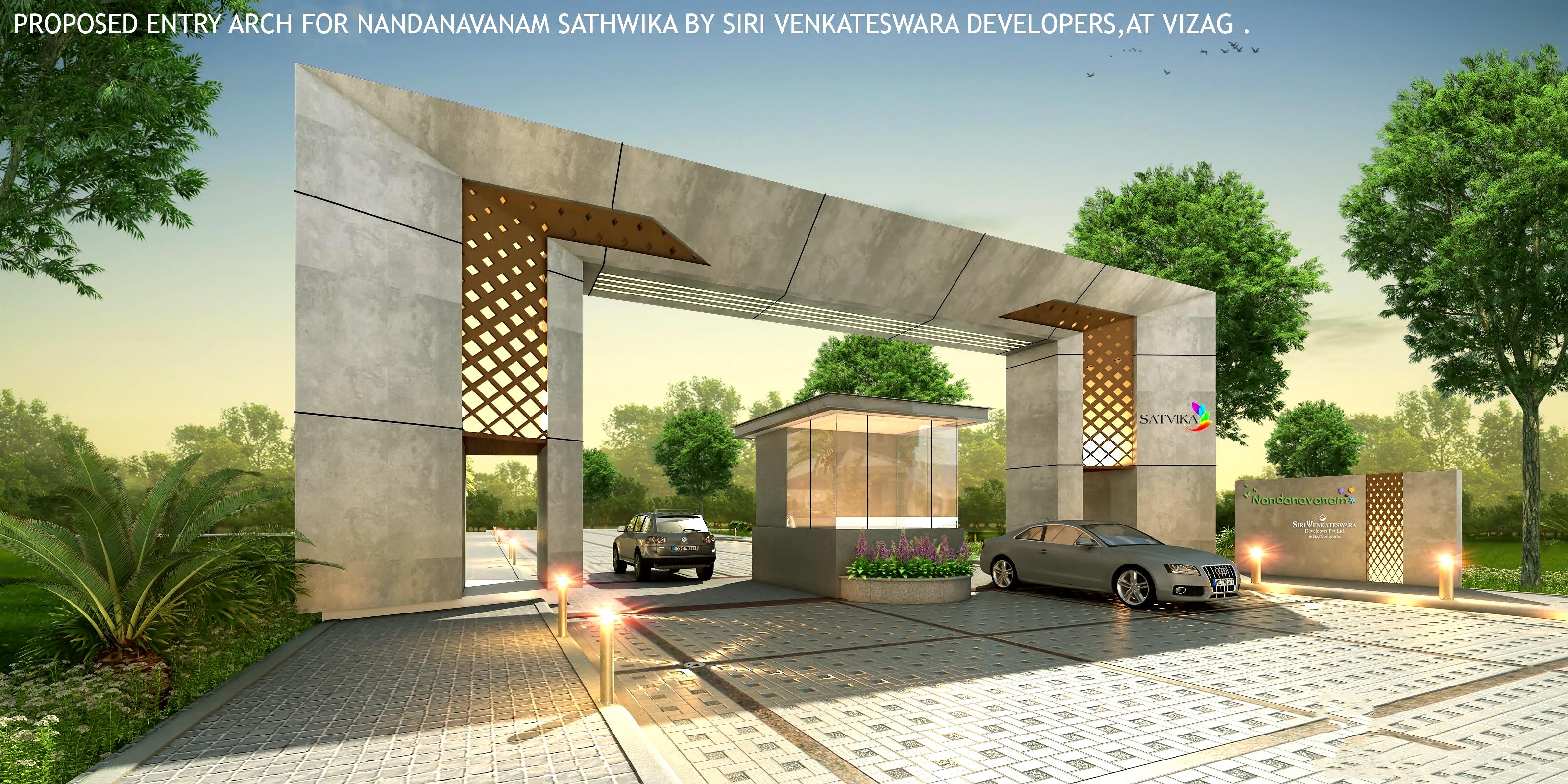 NANDANAVANAM SATVIKA DUVVADA  Open plots near Duvvada Railway Station