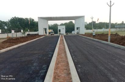 NANDANAVANAM SATVIKA DUVVADA  Open plots near Duvvada Railway Station