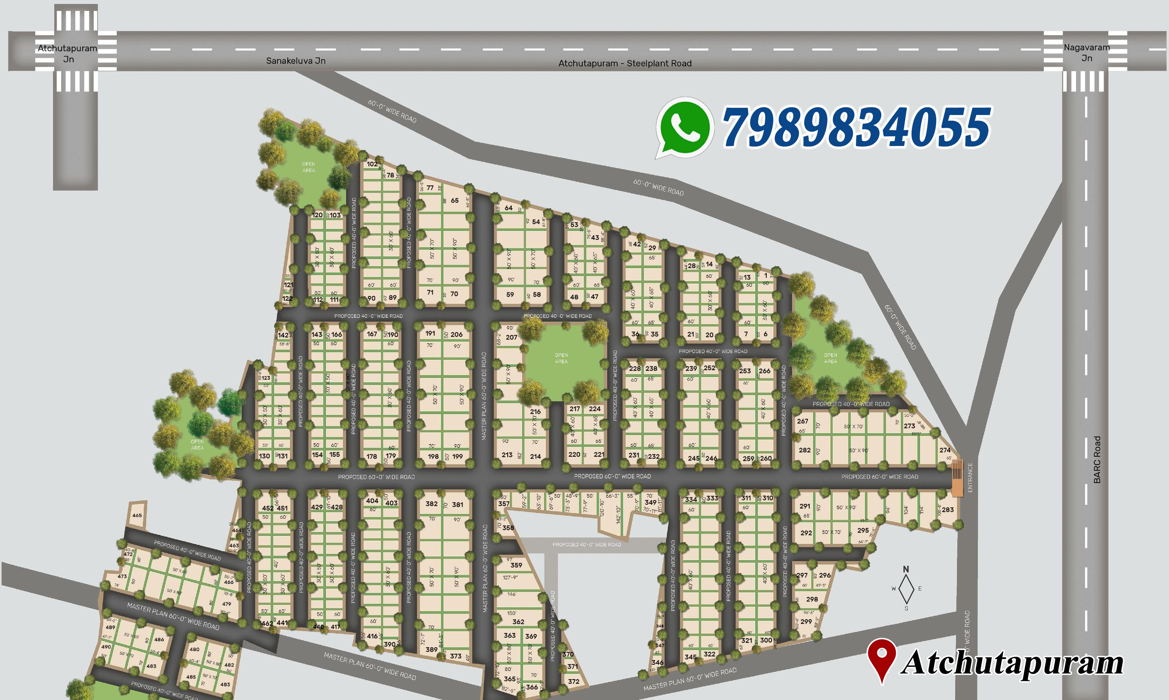 NANDANAVANAM SRESHTA  Residential plots for sale in Atchutapuram| Plot for sale Atchutapuram | Commercial and residential plots Atchutapuram