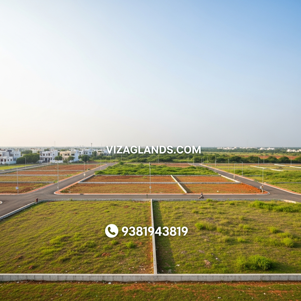 Residential plots in Bhogapuram, VMRDA-approved layout Bhogapuram, RERA-approved plots, Bhogapuram