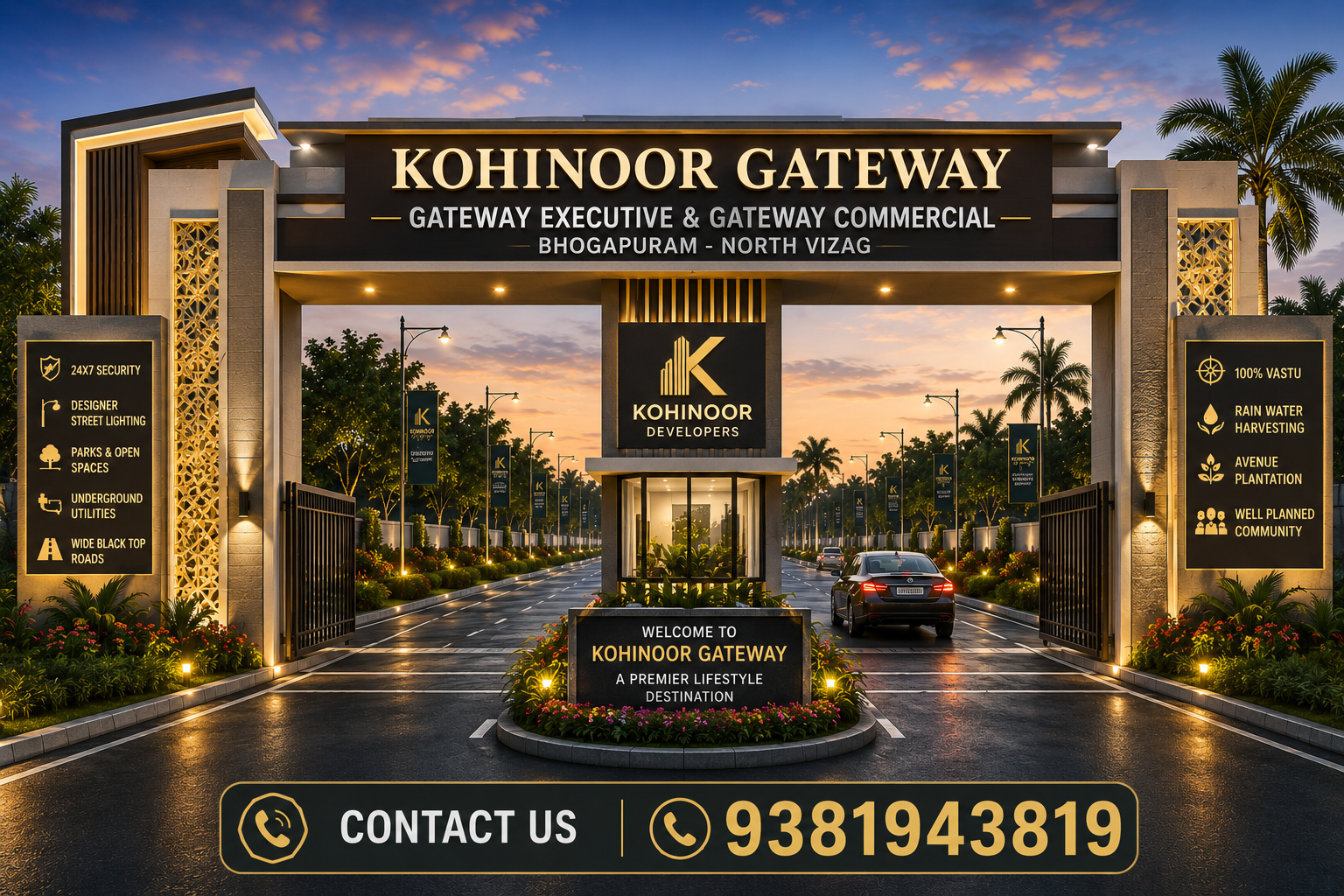 RESIDENTIAL PLOTS IN BHOGAPURAM, OPEN PLOTS IN BHOGAPURAM