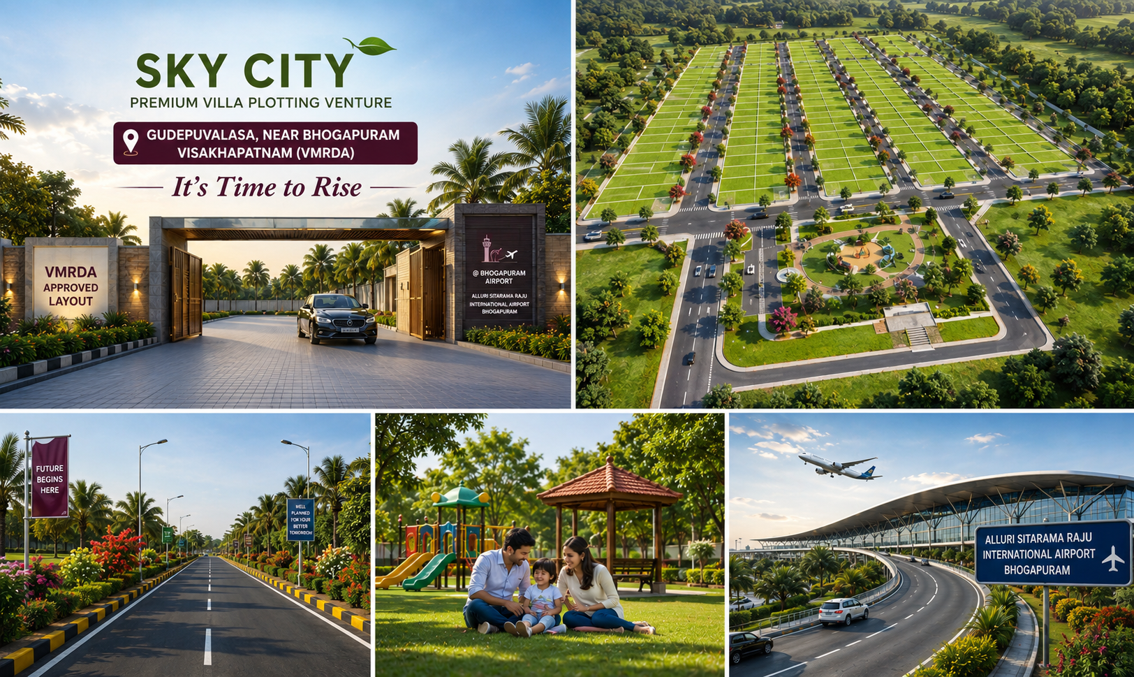 PLOTS IN BHOGAPURAM, PLOTS NEAR BHOGAPURAM AIRPORT, VMRDA PLOTS IN BHOGAPURAM