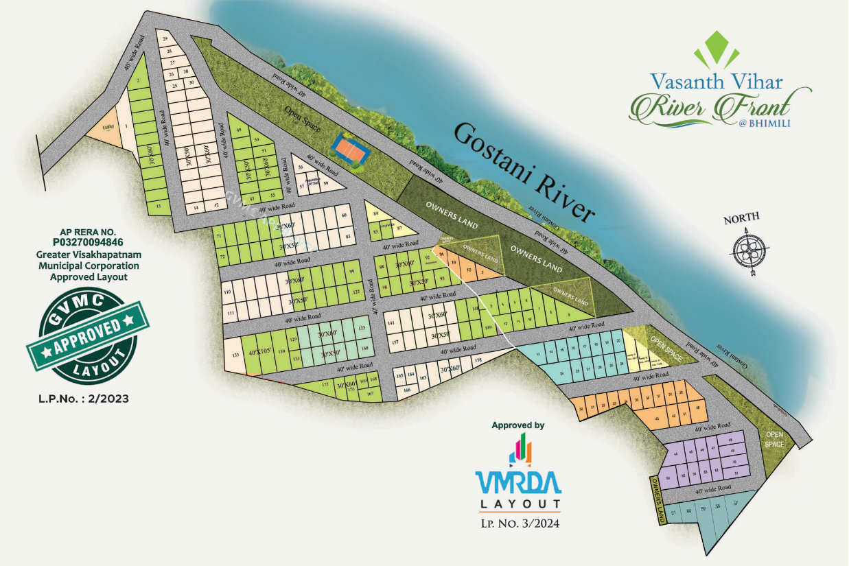 RESIDENTIAL PLOTS IN BHEEMILI, VUDA APPROVED PLOTS IN BHEEMUNIPATNAM