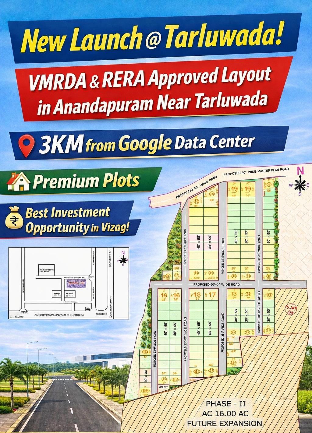VUDA PLOTS IN ANANDAPURAM, VMRDA PLOTS IN ANANDAPURAM