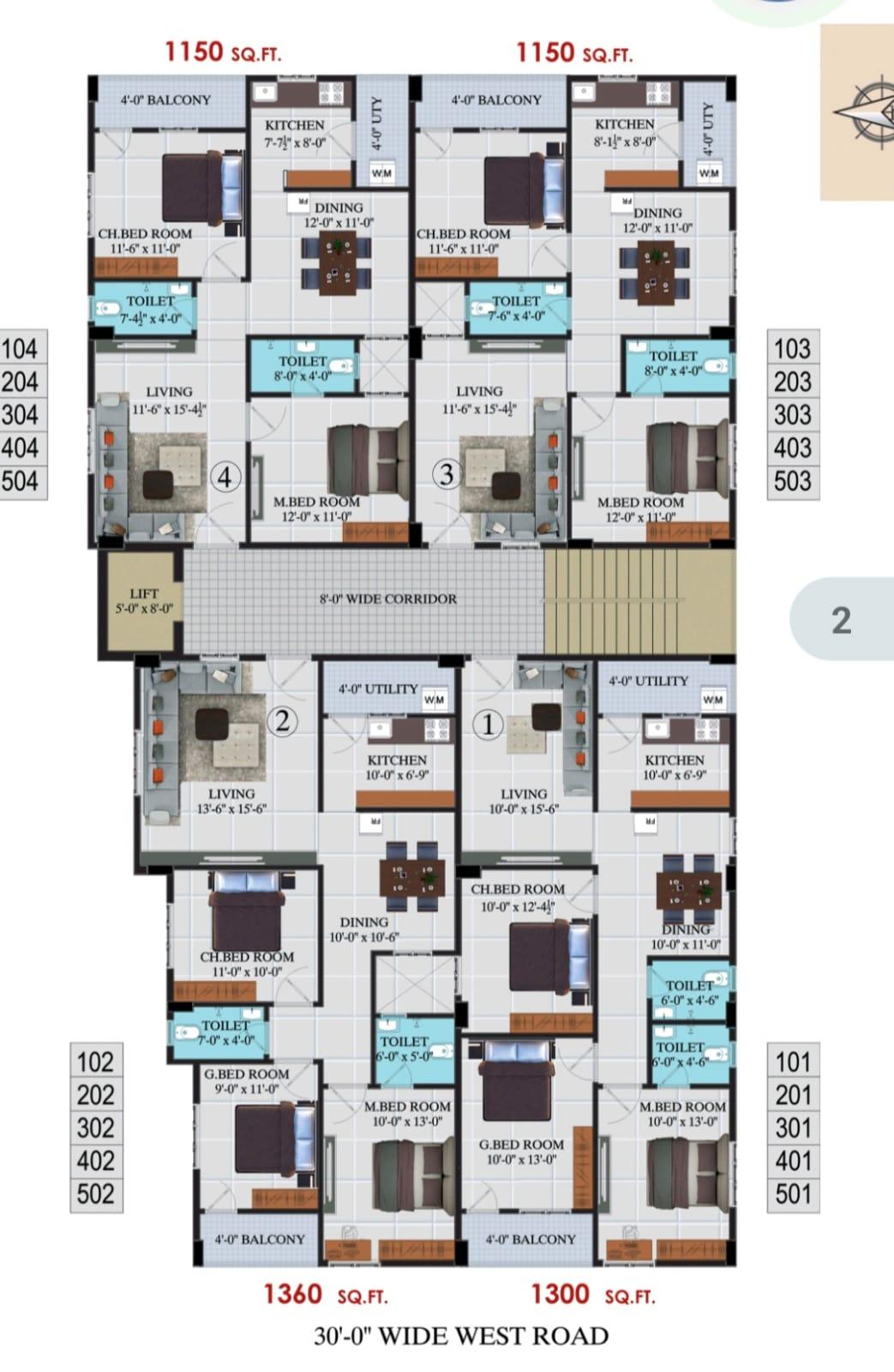 FLATS FOR SALE AT NAD, FLATS SALE IN NAD, APARTMENT SALE FOR NAD