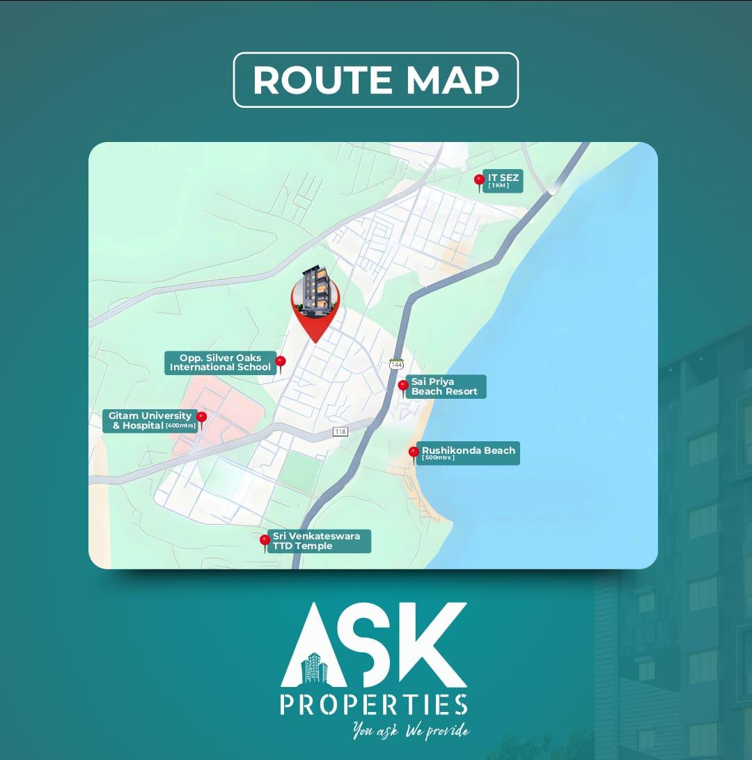 FLATS FOR SALE IN YENDADA, ASK FLATS IN YENDADA, YENDADA FLATS FOR SALE