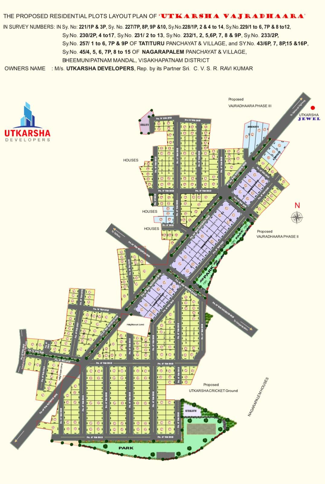 Utkarsha Vajradhaara plots Thagarapuvalasa, Gated community plots for sale in Thagarapuvalasa,