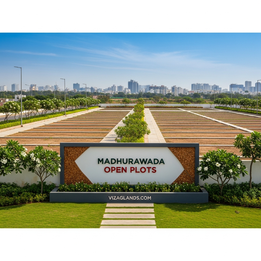 VMRDA-APPROVED PLOTS IN MADHURAWADA, RESIDENTIAL PLOTS AT IT SEZ MADHURAWADA