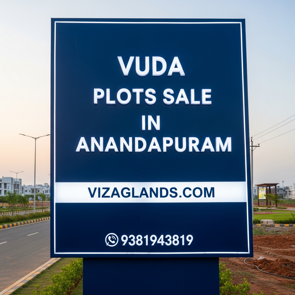 VUDA PLOTS  FOR SALE AT ANANDAPURAM, CMR Layout  Gambhiram , Anandapuram ,CMR Hill Side Layout  Gambhiram , Anandapuram