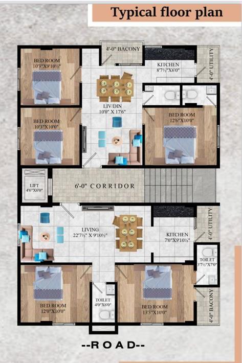 RESIDENTIAL FLATS KRISHNARAYAPURAM / Vepagunta Sujatha Nagar property for sale