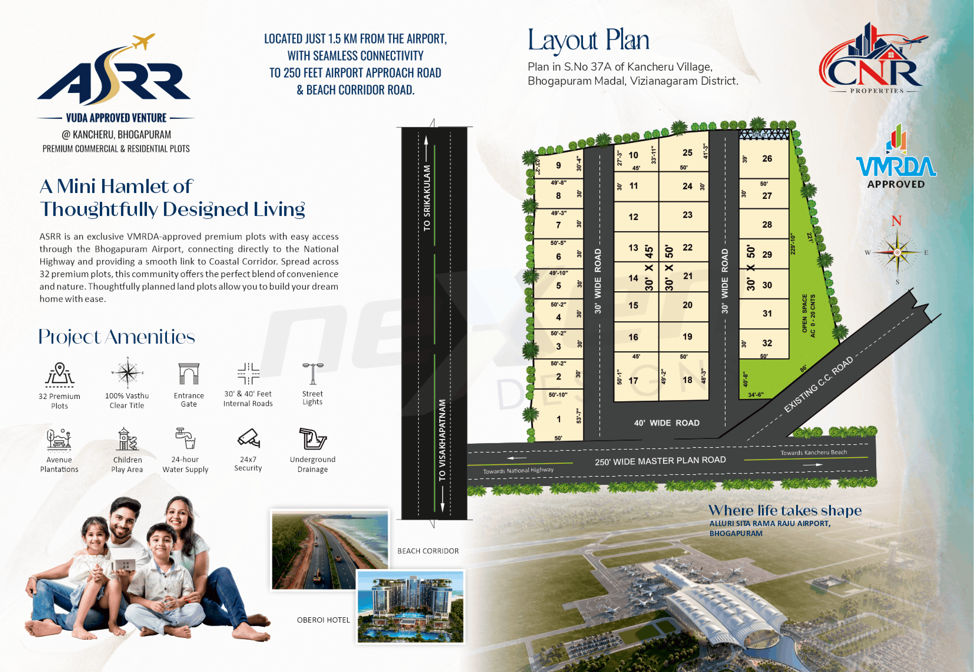 Premium Commercial Plots Near Bhogapuram Airport,Commercial Plots Near Bhogapuram Airport,