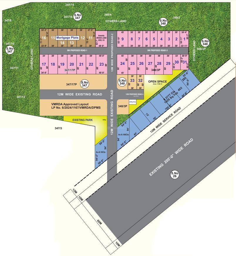 Highway Facing Plots in Bhogapuram, Highway Facing Properties in Bhogapuram