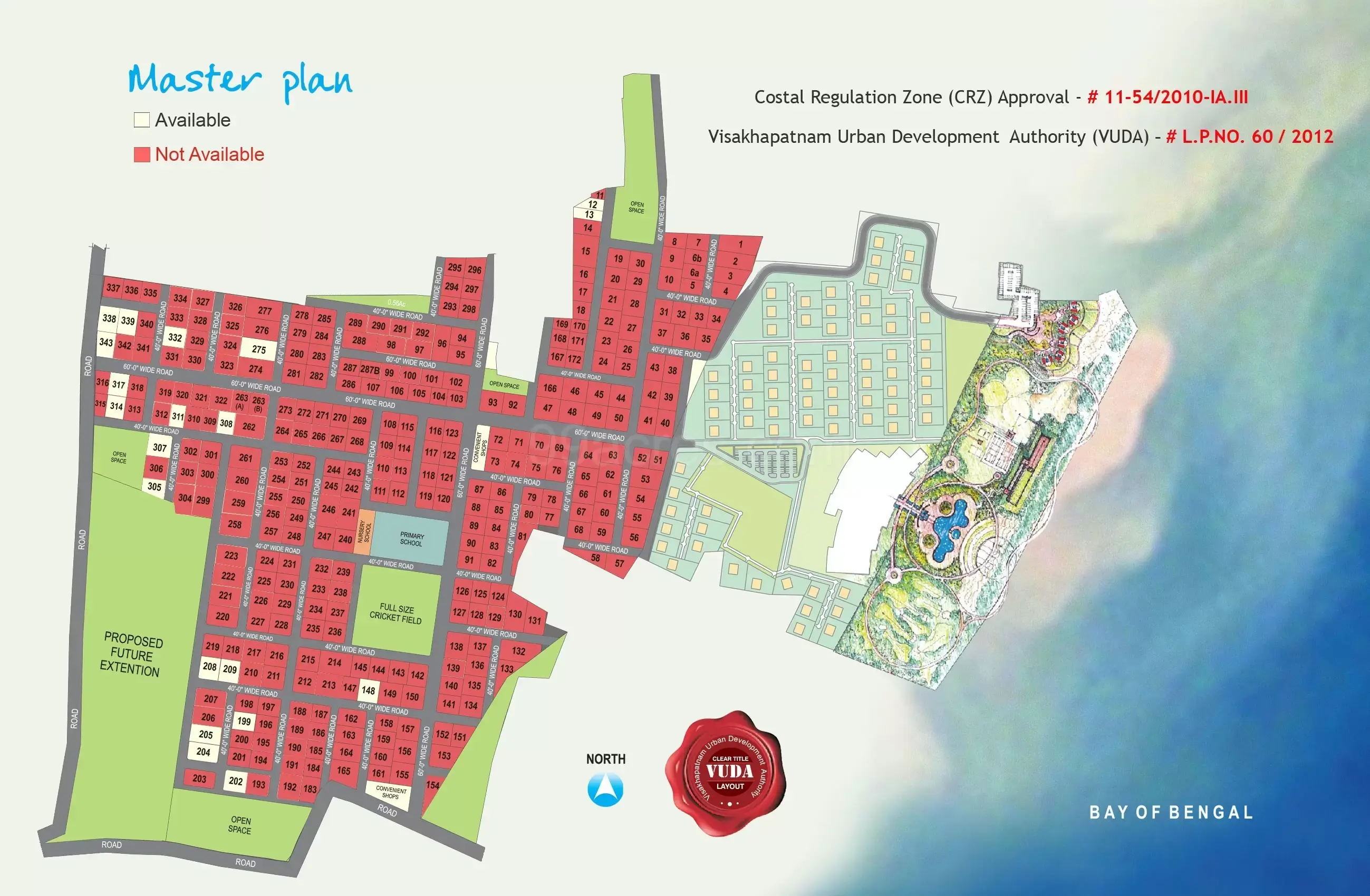 SEA VIEW PLOTS IN BHOGAPURAM,SEA FACING PLOTS IN BHOGAPURAM, SUNRAY BEACHFRONT PLOT FOR RESALE