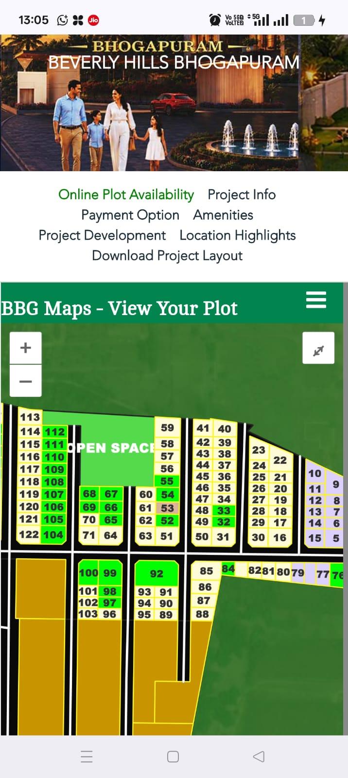 PLOTS IN BHOGAPURAM ,