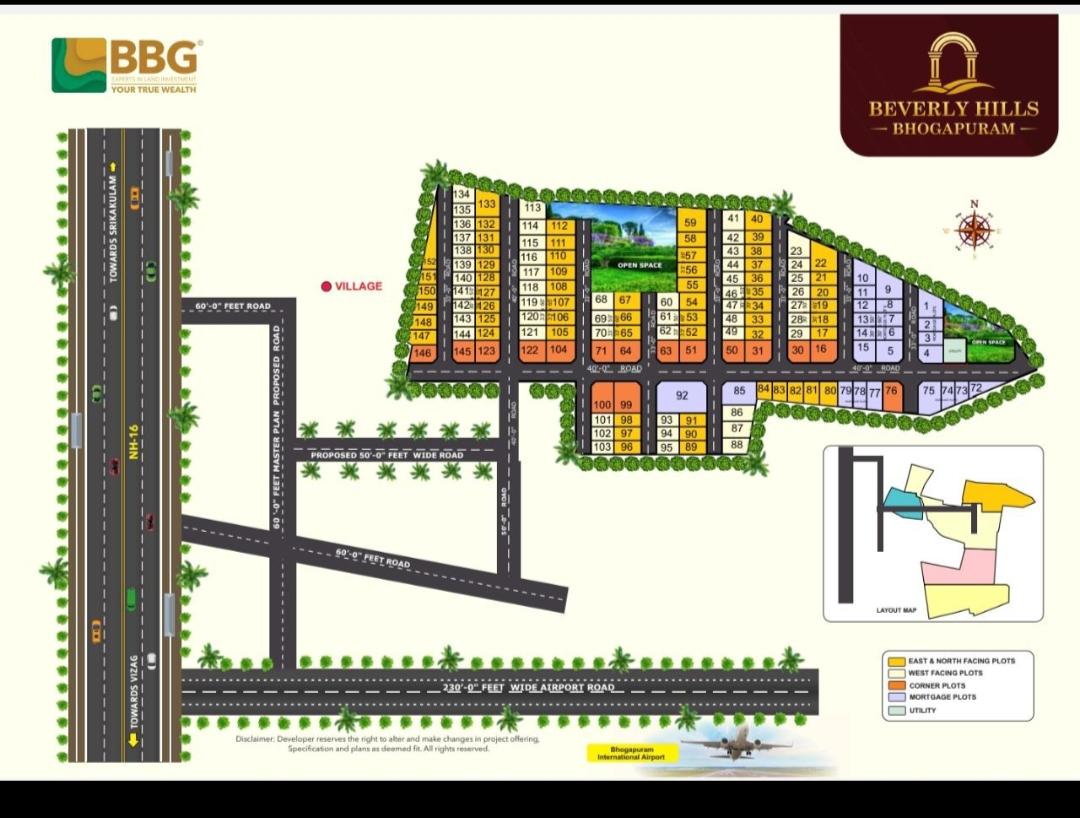 PLOTS IN BHOGAPURAM ,