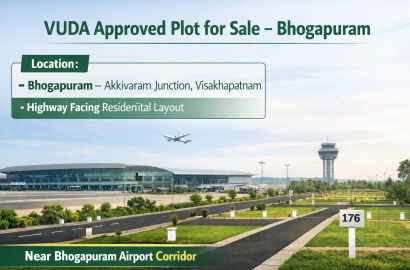 Plot in Bhogapuram. Plot for Sale – Bhogapuram,Highway Facing Plot in Bhogapuram