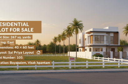 Plots in Boyapalem Visakhapatnam,VUDA Plots in Boyapalem,Sai Priya Layout Boyapalem