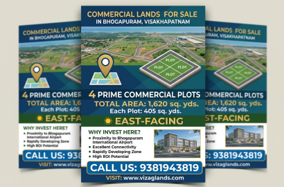 Commercial Lands for Sale in Bhogapuram, Visakhapatnam