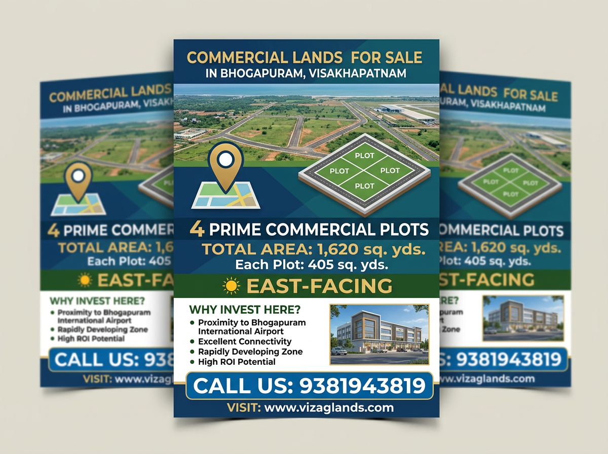 Commercial Lands for Sale in Bhogapuram, Visakhapatnam