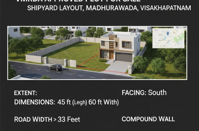PLOTS IN PM PALEM, Plot For Sale Madhurawada , Residential Plot In Madhurawada