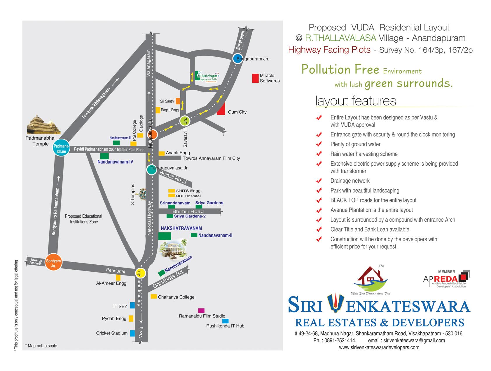 Highway facing plots Anandapuram, Highway facing plots R Thallavalasa,