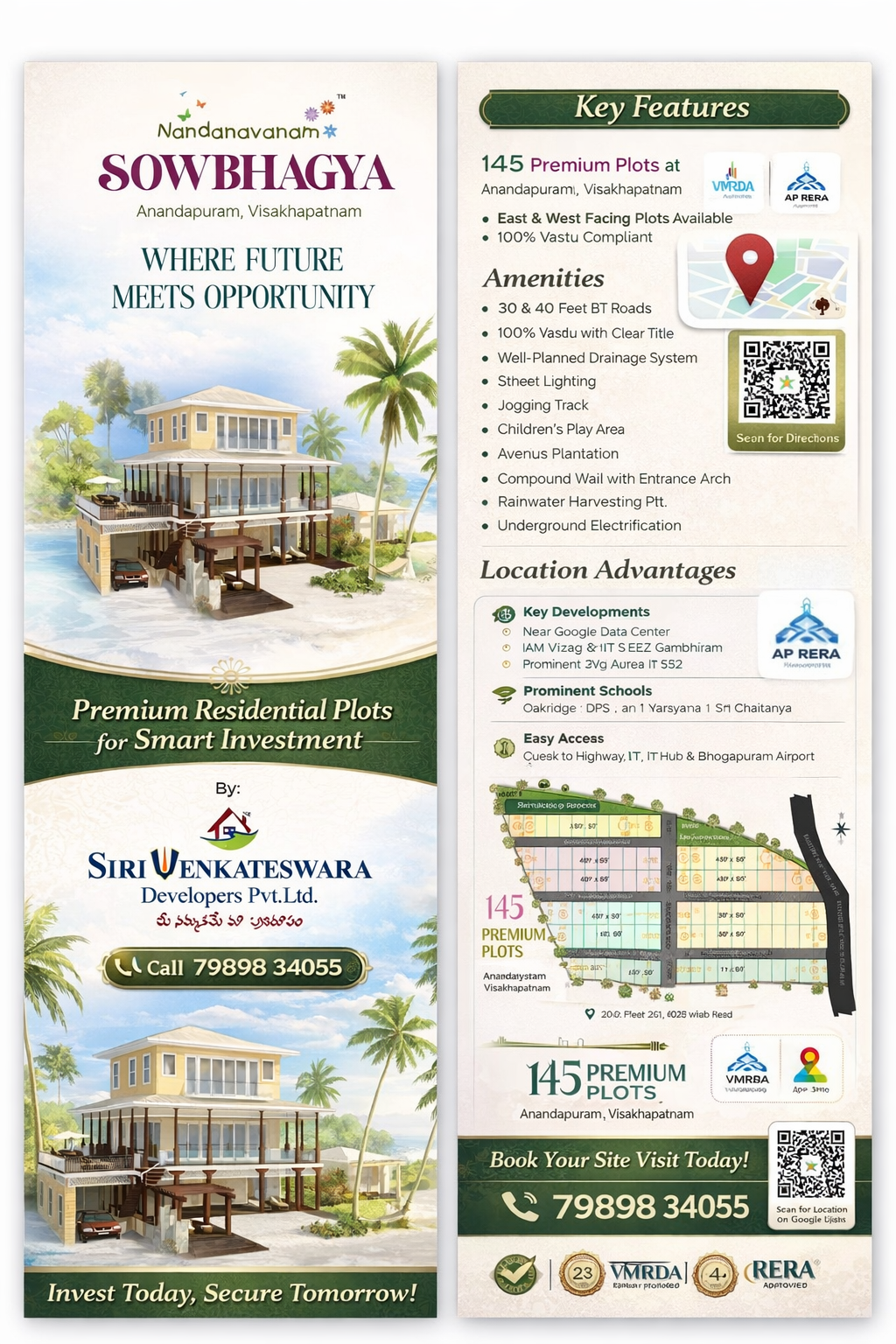 RESIDENTIAL PLOT FOR SALE IN TARULAVADA, ANANDAPURAM, VISAKHAPATNAM