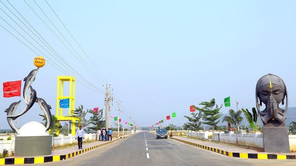 Plots in Polipalli, Peram Aditya Grand Layout, Bhogapuram,Gated community plots Visakhapatnam