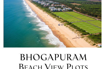 Beach  City Bhogapuram,  Beach View Plots Bhogapuram,Beach-facing plots in Bhogapuram,