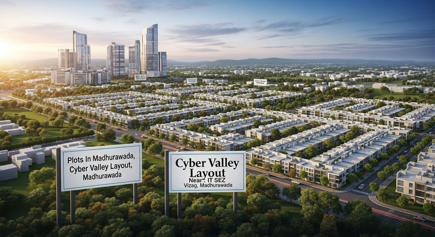 Plots In Madhurawada, Cyber Valley Layout, Madhurawada.CyberValleyMadhurawada