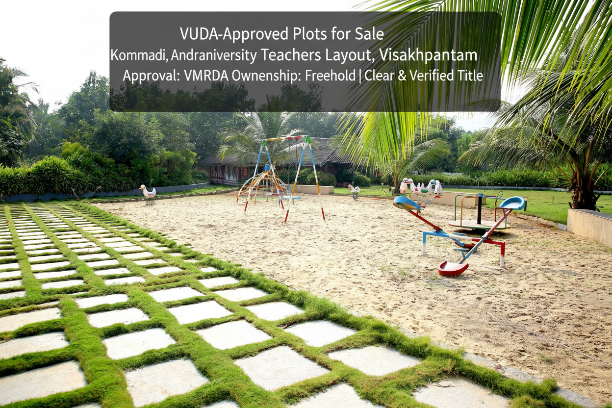 VUDA PLOTS IN KOMMADI. PLOTS IN KOMMADI, Visakhapatnam A U Teachers Layout, Kommadi, Visakhapatnam