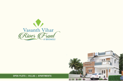 Vasanth Vihar River Front Bheemili, Visakhapatnam,VILLA  PLOTS IN BHEEMILLI,