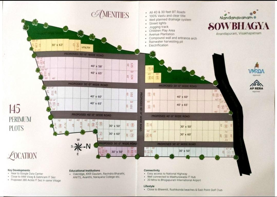 PLOTS IN TARLUVADA,VMRDA PLOTS IN TARLUVADA,