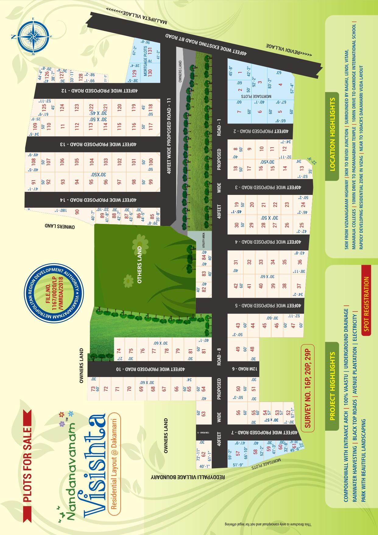 PREMIUM PLOTS IN DAKAMARRI, OPEN PLOTS IN DAKAMARRI,  PLOTS IN VIZIANAGARAM