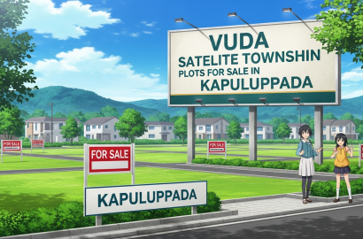 property for sale in Visakhapatnam,vmrda approved plots near IT SEZ Vizag ,Kapuluppada Vuda layout price,